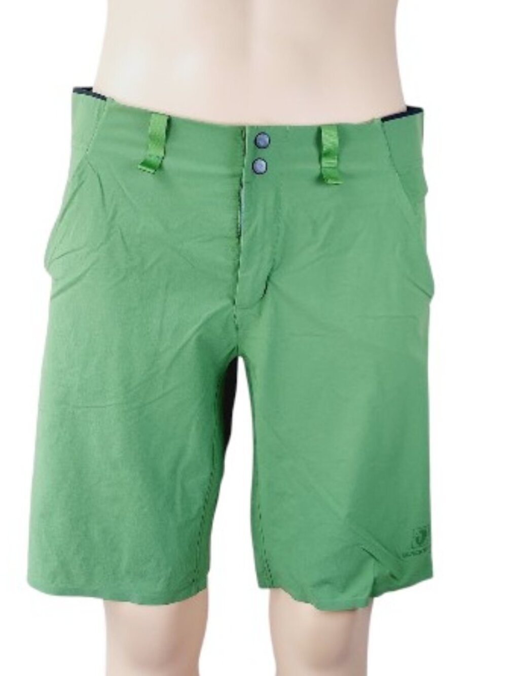 Blackyak Men's Grass Green Flat Front Cycling Casual Shorts Size M
